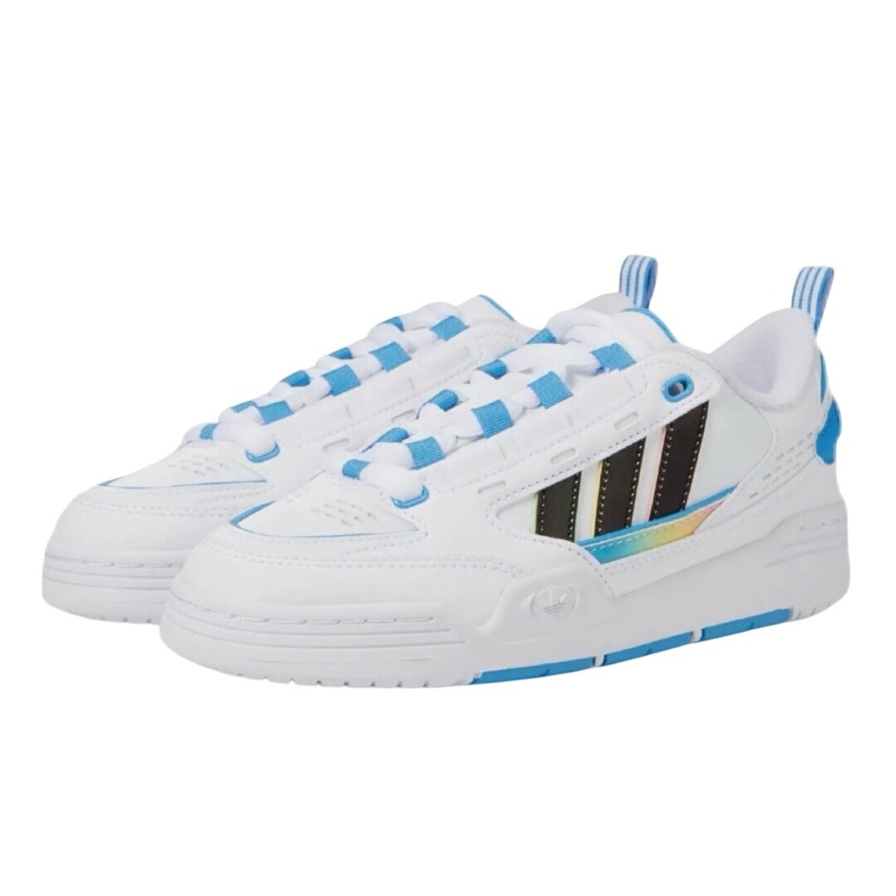 Adidas Original's ADI2000 Lifestyle Shoes Kid's Unisex‎ White/Pulse Blue Size 7